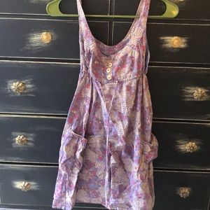 Purple beach dress
